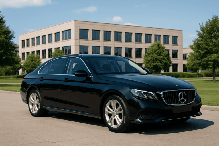 France Bus sedan with driver