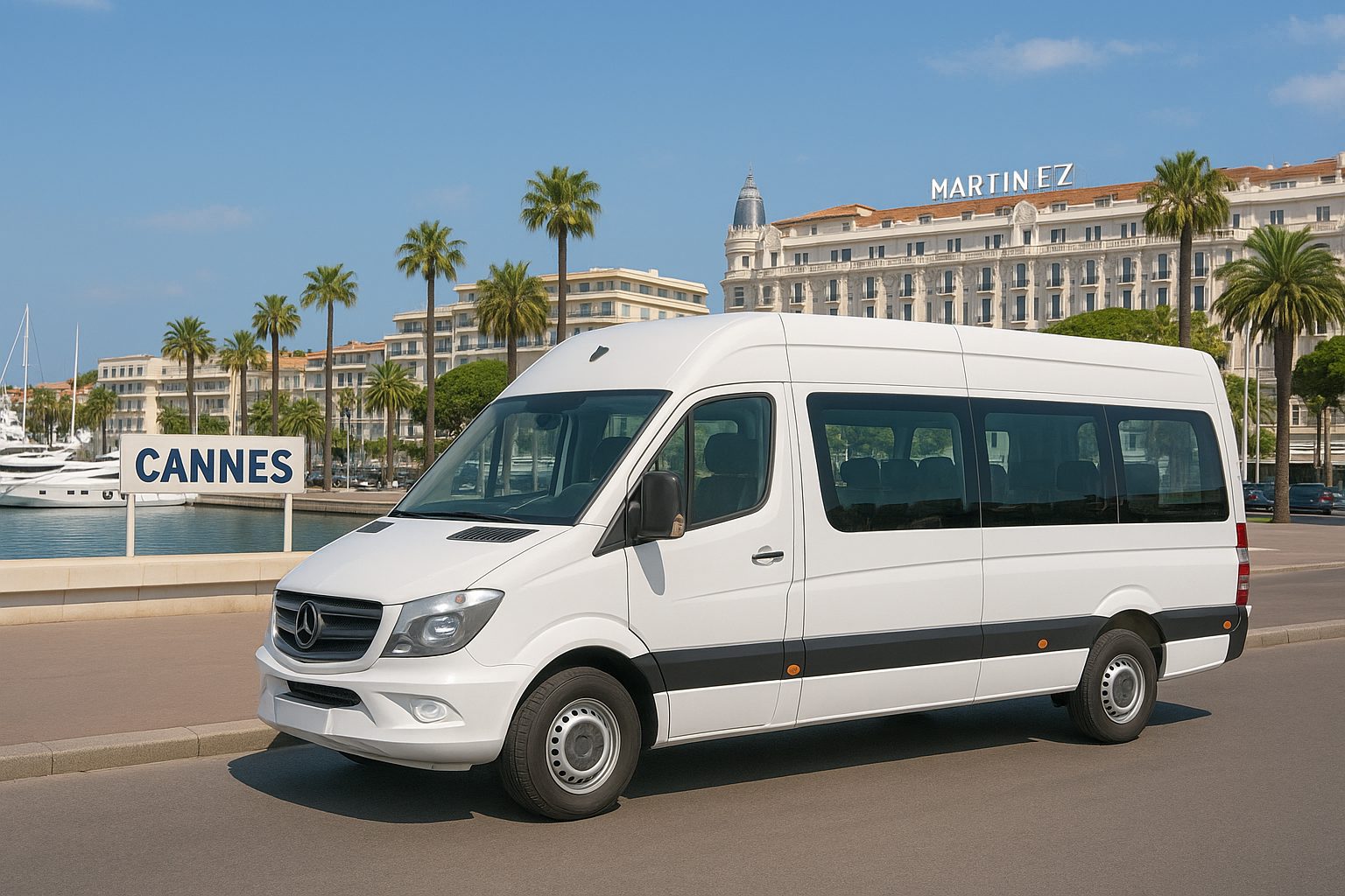 Minibus Nice Cannes Monaco