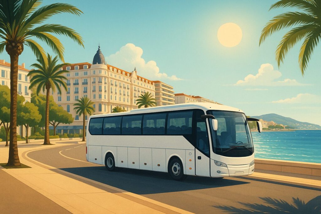 Location bus Cannes : découvrez la perle de la Côte d’Azur avec Francebus 1 Location bus cannes