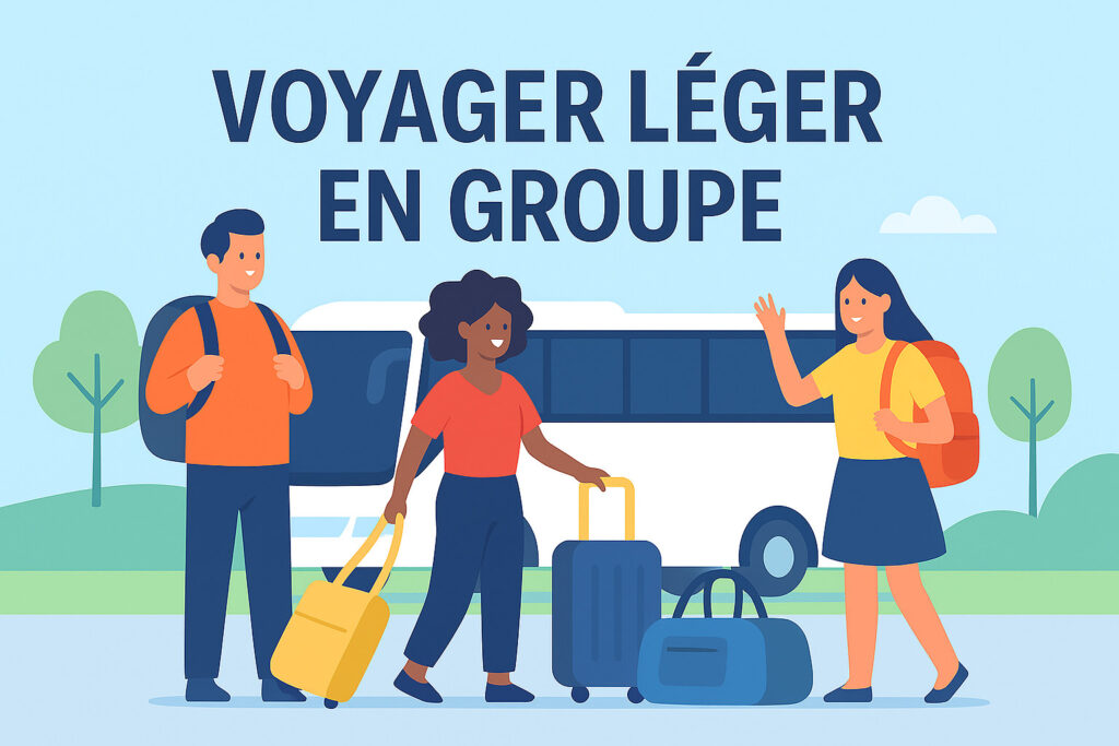 Astuces pour voyager léger quand on part en groupe 4 voyager léger