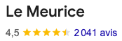 Note google Le Meurice