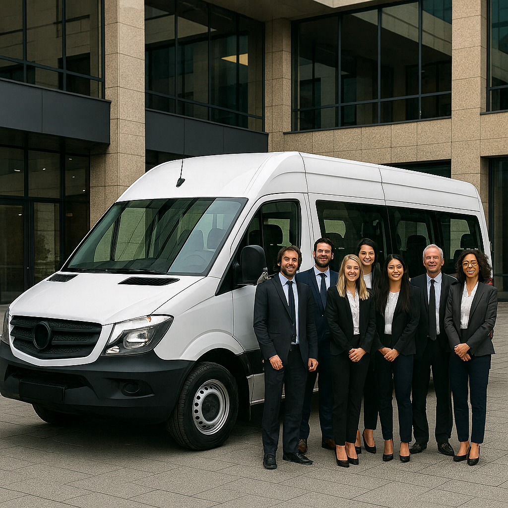 Les séminaires d'entreprise 1 Minibus pour groupe de personnes pour un séminaire d'entreprise