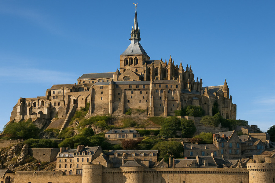 Pèlerinages et voyages religieux en autocar 2 Abbaye bénédictine, Mont Saint-Michel