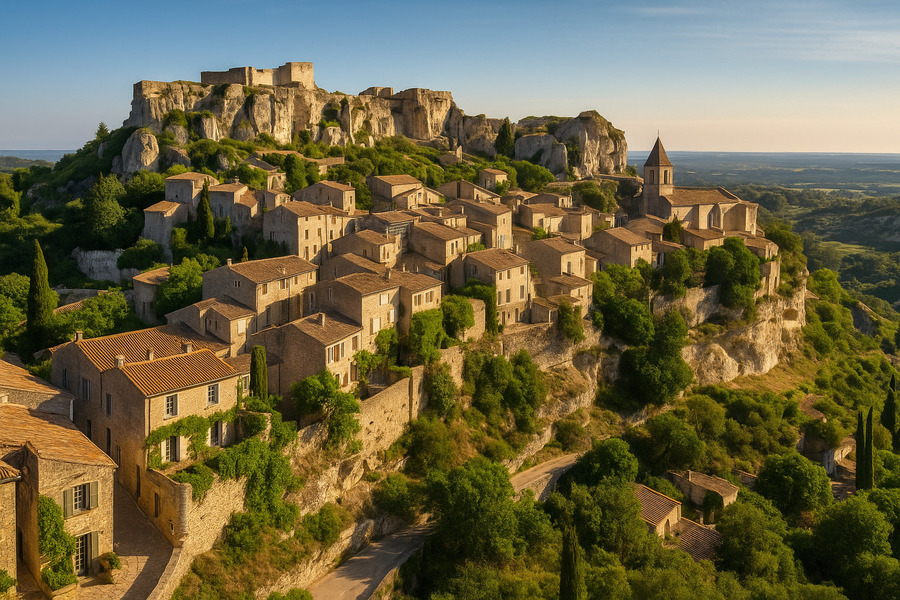 Beaux-de-Provence, magnifique village de la région Provence 
