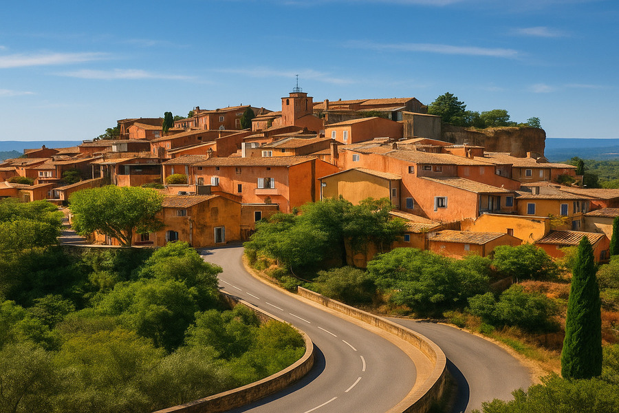 Roussillon, village typique de la Provence