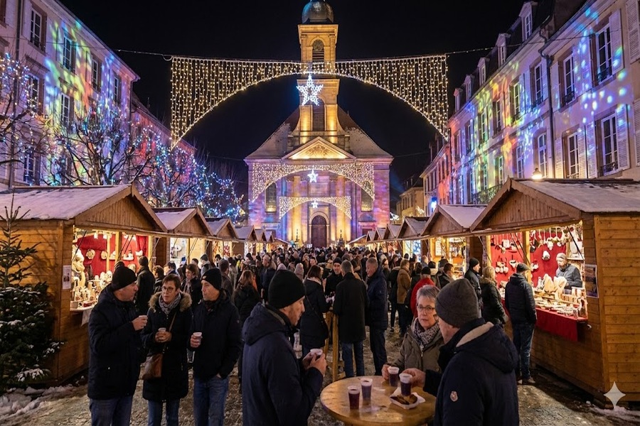 Les 6 plus beaux marchés de Noël à travers La France 4 Montbéliard, marché de Noël