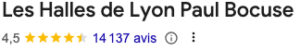 Note google Les Halles de Lyon - Paul Bocuse, Lyon