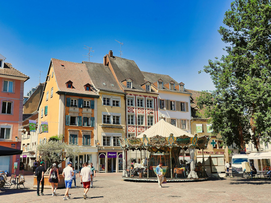 Bus rental in Mulhouse 1 Mulhouse city center