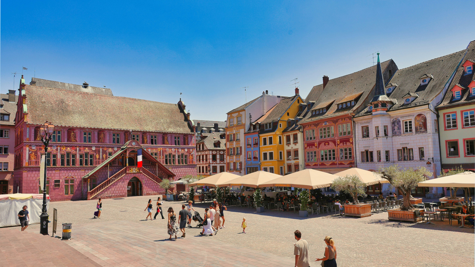 Bus rental in Mulhouse 2 Mulhouse main square