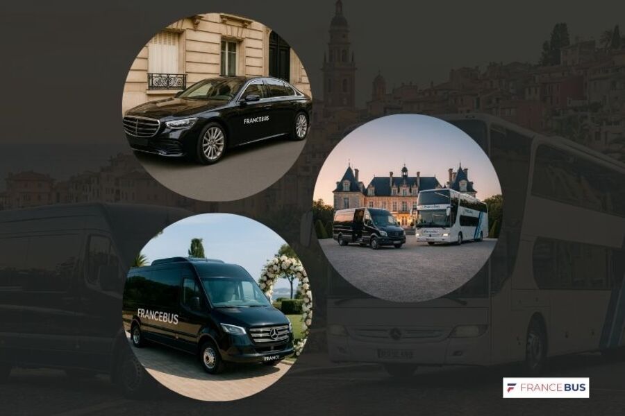 Transfert aéroport Nice - Côte d'Azur : accueil VIP et groupes 1 Nos véhicules Francebus