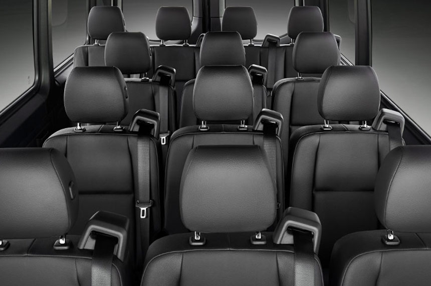 19-seater minibus 2 Mercedes-Benz Sprinter interior