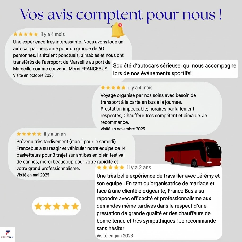 Les règles à bord d'un autocar : Vos questions fréquentes décryptées 1 Vos avis comptent pour nous 2