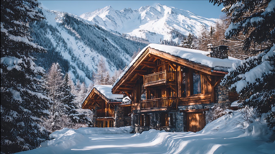 Chalet à la montagne